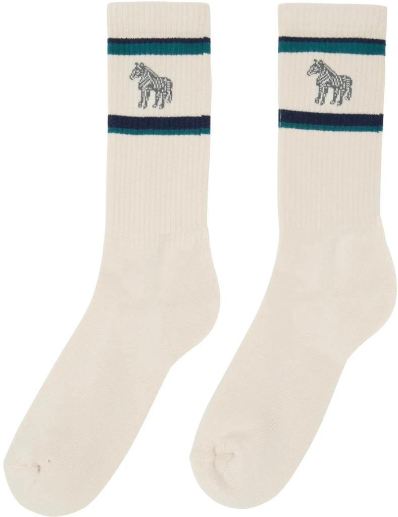 商品Paul Smith|Three-Pack Multicolor Zebra Stripe Socks,价格¥224,第5张图片详细描述
