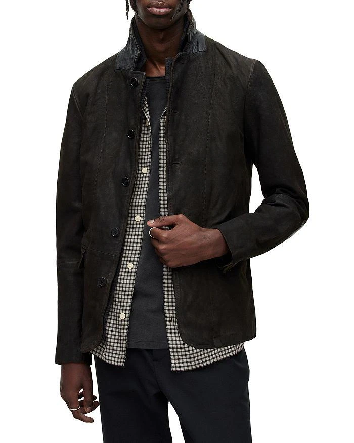 商品ALL SAINTS|Survey Regular Fit Leather Blazer,价格¥4933,第3张图片详细描述