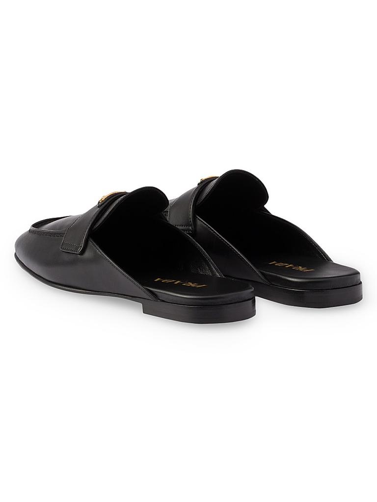 靴 Arcive PRADA leather mules black Prada Leather Mules - Slippers - Free Shipping - BeyondStyle