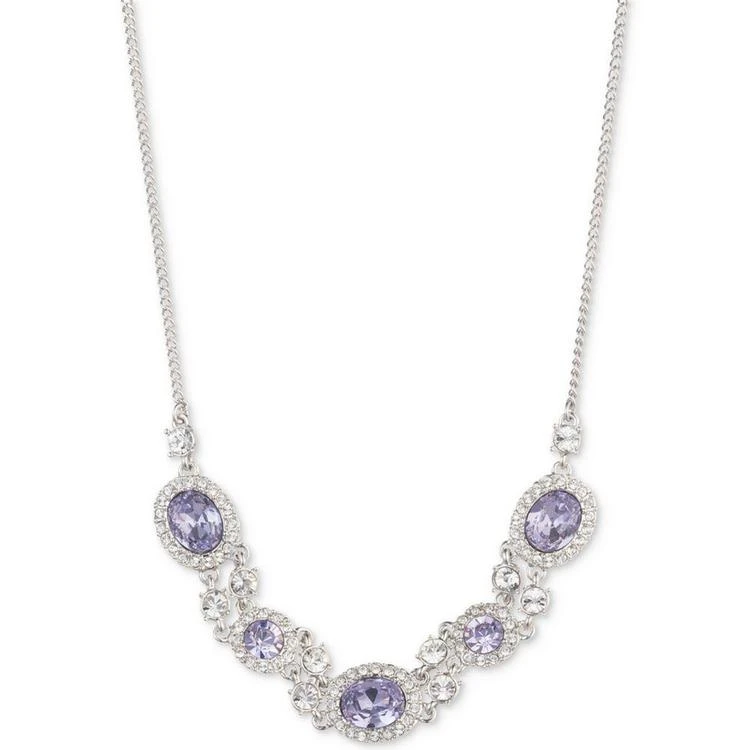 商品Givenchy|Silver-Tone Multi-Crystal Collar Necklace, 16" + 3" extender,价格¥434,第1张图片