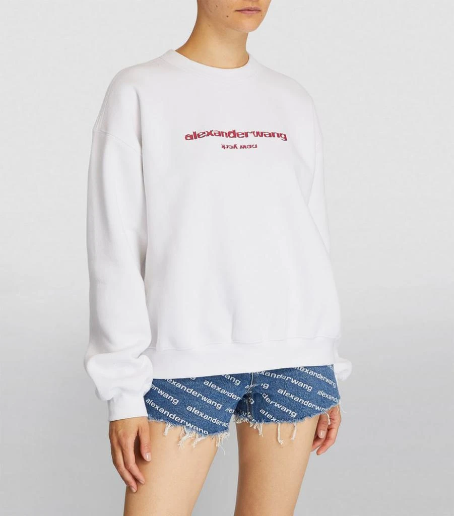 商品Alexander Wang|Crew-Neck Logo Sweatshirt,价格¥1752,第3张图片详细描述