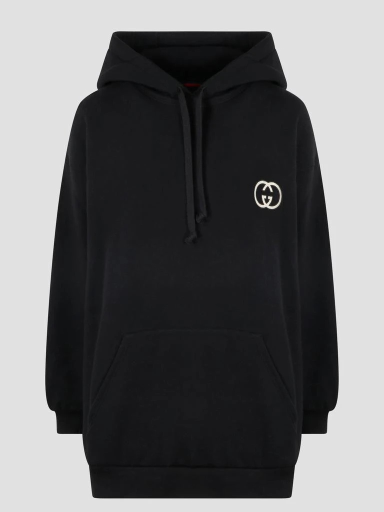 商品Gucci|Cotton jersey hooded sweatshirt,价格¥7241,第1张图片