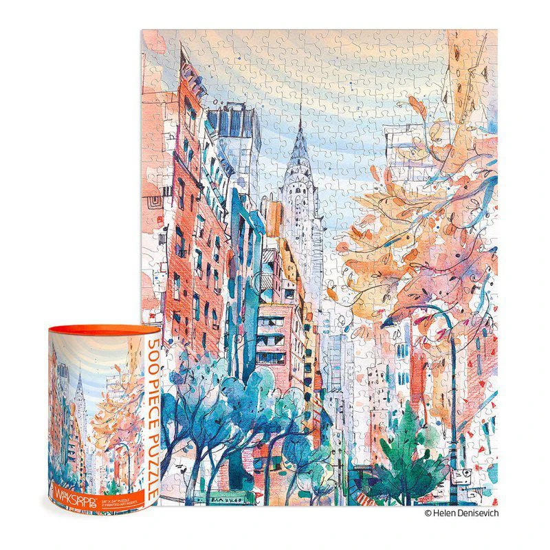商品Werkshoppe|Lexington Ave 500 Piece Jigsaw Puzzle,价格¥157,第1张图片