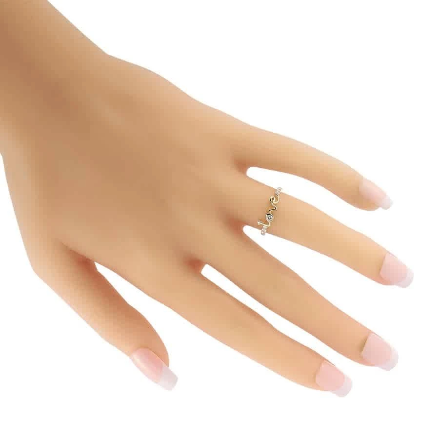 商品LB Exclusive|14K Yellow Gold 0.25 ct Diamond Love Ring,价格¥3035,第3张图片详细描述