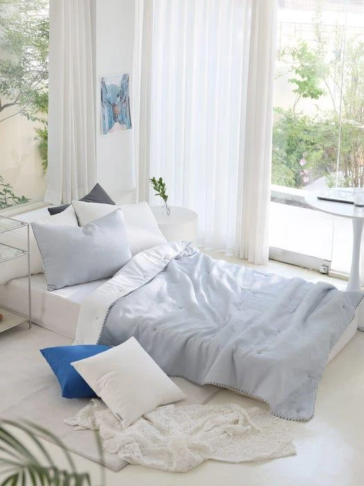 商品BELLELIFE|Snow Wrinkle Bamboo Summer Comforter (SS / Q),价格¥1621,第1张图片