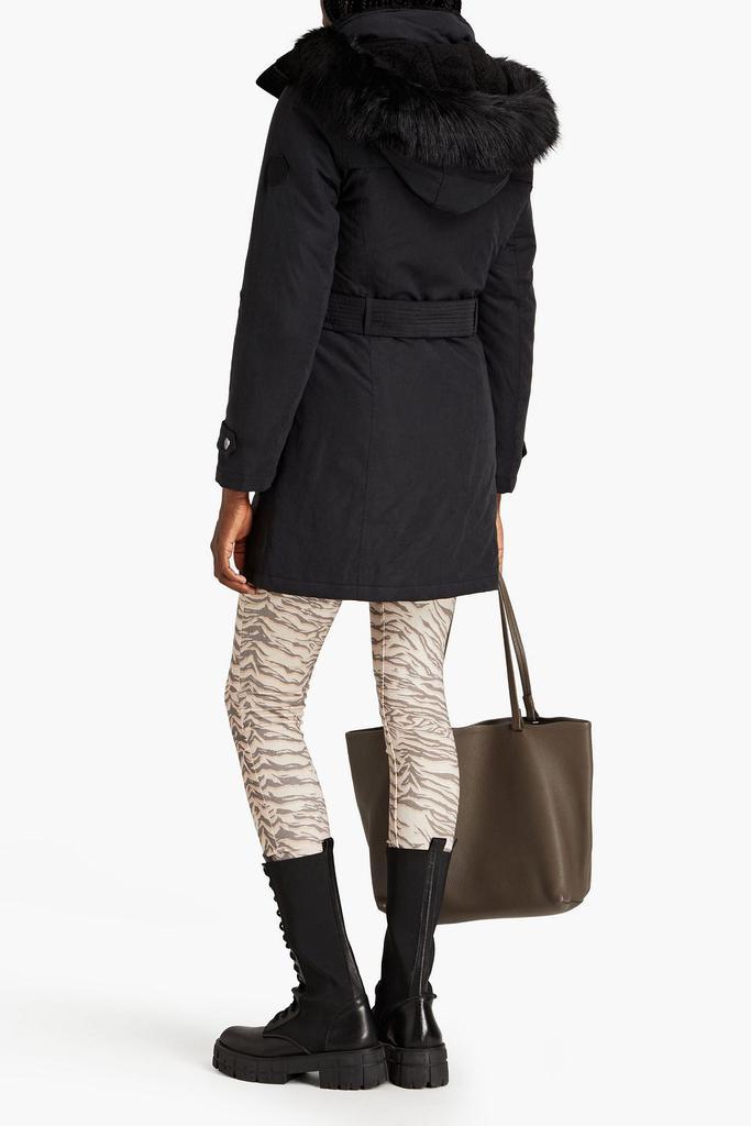 商品DKNY|Faux fur-trimmed shell hooded coat,价格¥859,第5张图片详细描述