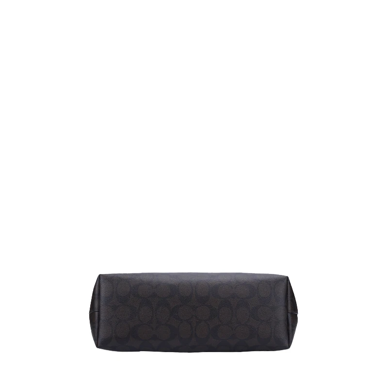 Coach 蔻驰 女士中号单肩托特包 深棕拼黑 4455IMAA8 送礼好物 商品