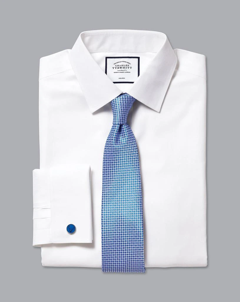 商品Charles Tyrwhitt|Non-Iron Twill Slim Fit Shirt,价格¥304,第5张图片详细描述