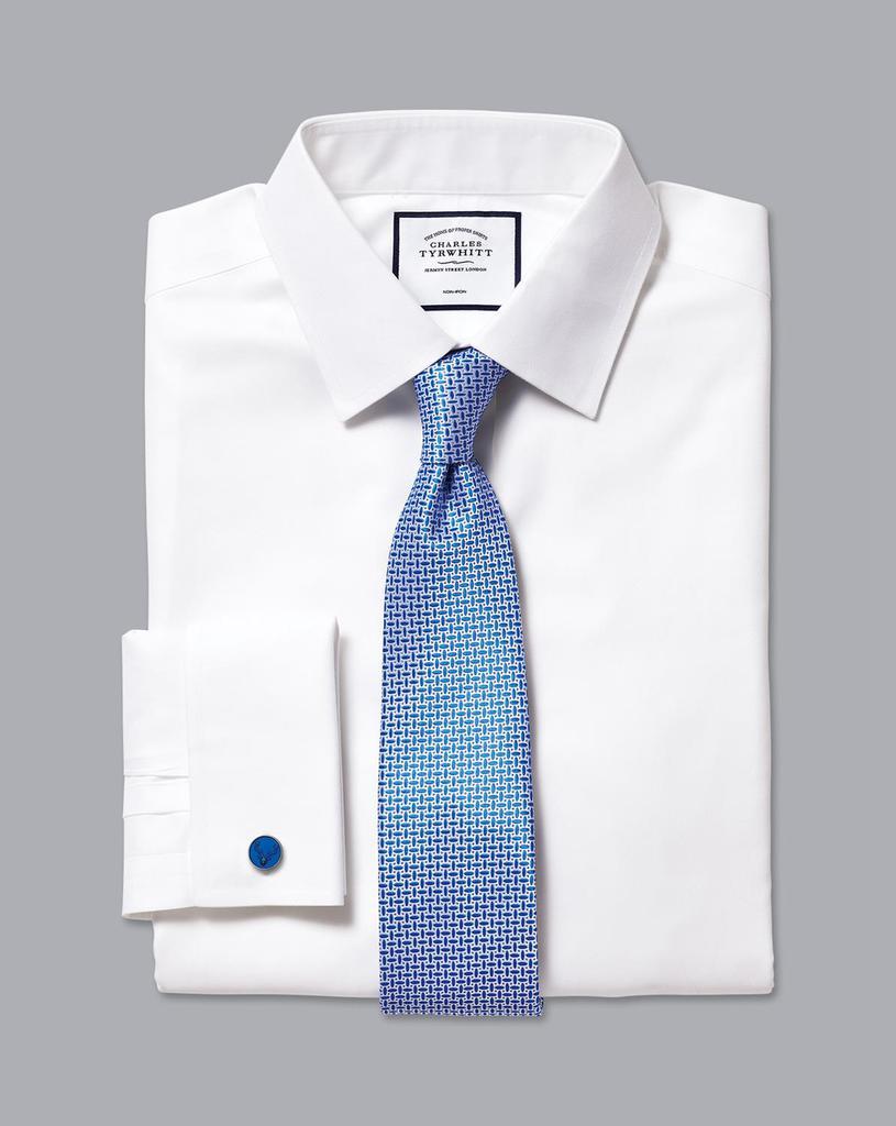 商品Charles Tyrwhitt|Non-Iron Twill Slim Fit Shirt,价格¥581,第7张图片详细描述