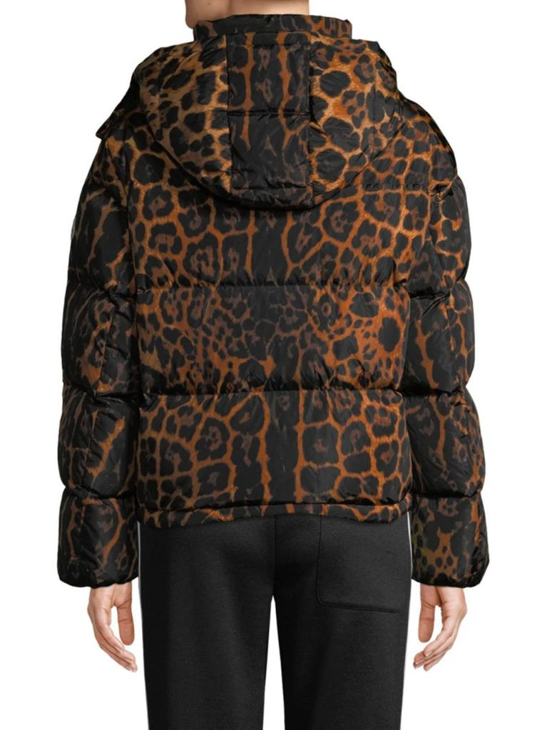 商品Moncler|Caille Matte Leopard Print Puffer Jacket,价格¥5445,第2张图片详细描述