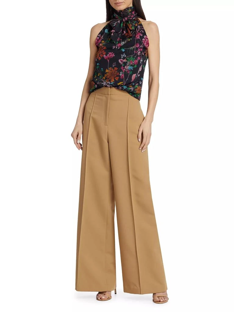 商品PRABAL GURUNG|Floral Chiffon Tie-Neck Blouse,价格¥1248,第2张图片详细描述