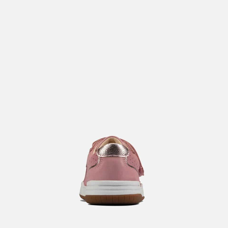 CLARKS KIDS' FAWN SOLO TRAINERS - LIGHT PINK LEA 商品