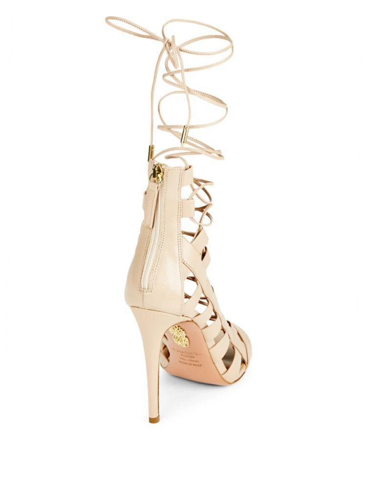 商品Aquazzura|Leather Stiletto Pumps,价格¥1183,第2张图片详细描述