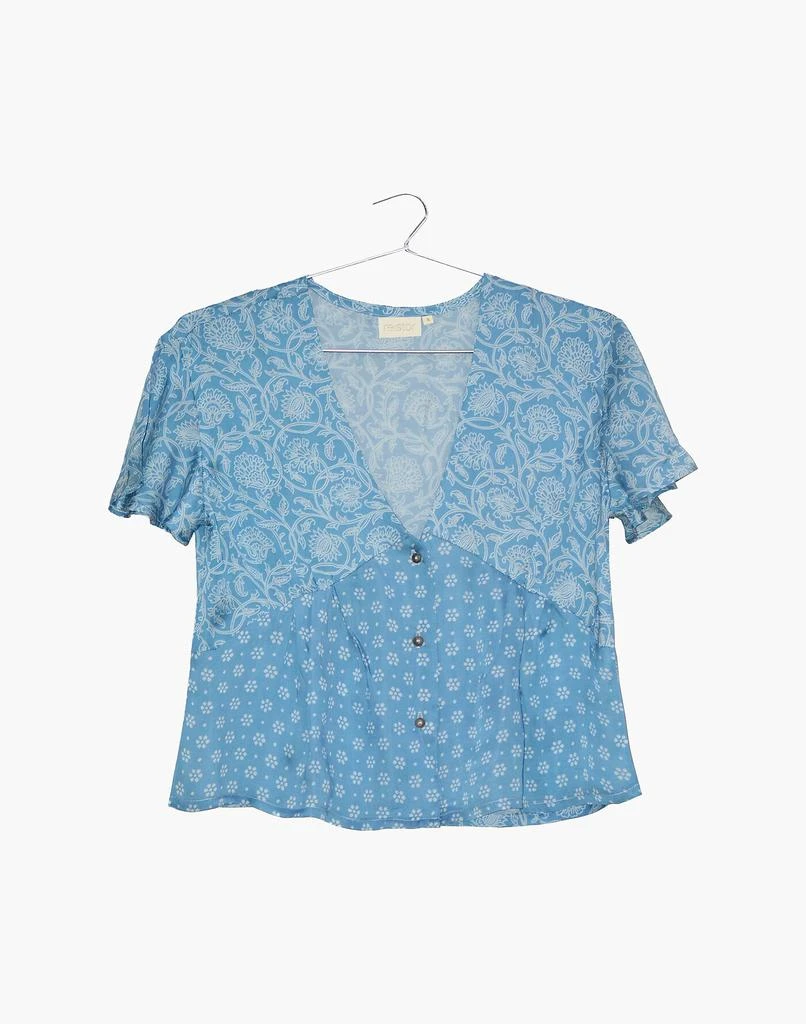 商品Madewell|Madewell x Reistor V-Neck Shirt,价格¥476,第5张图片详细描述