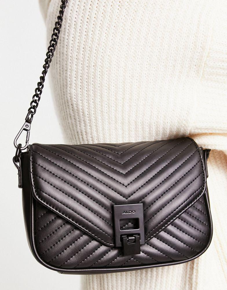 ALDO Unila cross body bag in black quilting商品第3张图片规格展示