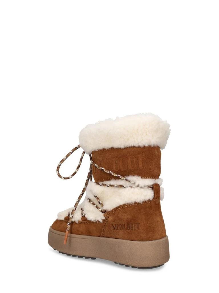 商品Moon Boot|Shearling & Suede Ankle Snow Boots,价格¥689,第3张图片详细描述