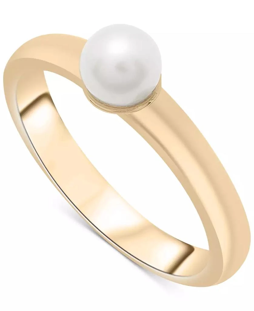 商品Audrey by Aurate|Cultured Freshwater Pearl (5mm) Ring in Gold Vermeil, Created for Macy's,价格¥268,第1张图片