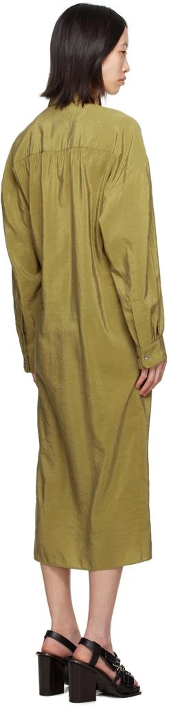 商品Lemaire|Green Twisted Midi Dress,价格¥3015,第3张图片详细描述
