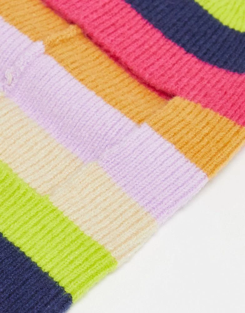 商品Reclaimed Vintage|Reclaimed Vintage unisex knitted balaclava in multi,价格¥96,第3张图片详细描述