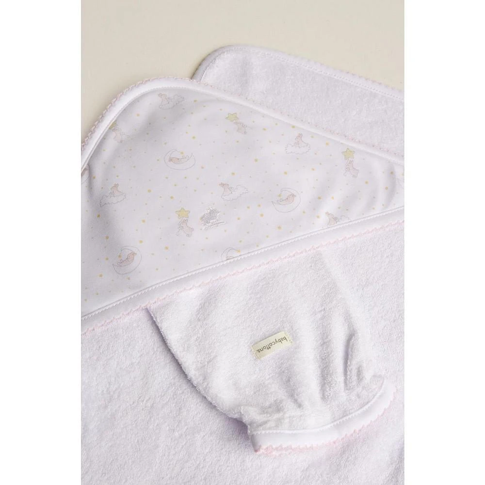 商品babycottons|Premium Dreams hooded Towel made of 100% Peruvian Pima Cotton in pink for infant,价格¥210,第2张图片详细描述