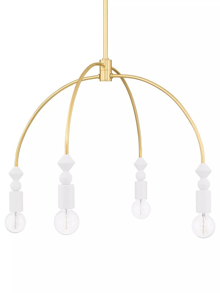 商品mitzi|Flora 4-Light Chandelier,价格¥4013,第1张图片
