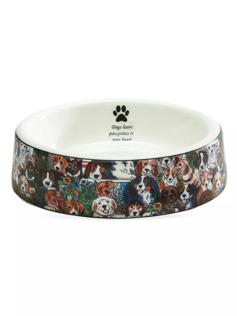 商品Halcyon Days|Dogs Leave Paw Prints Pet Bowl,价格¥712,第2张图片详细描述