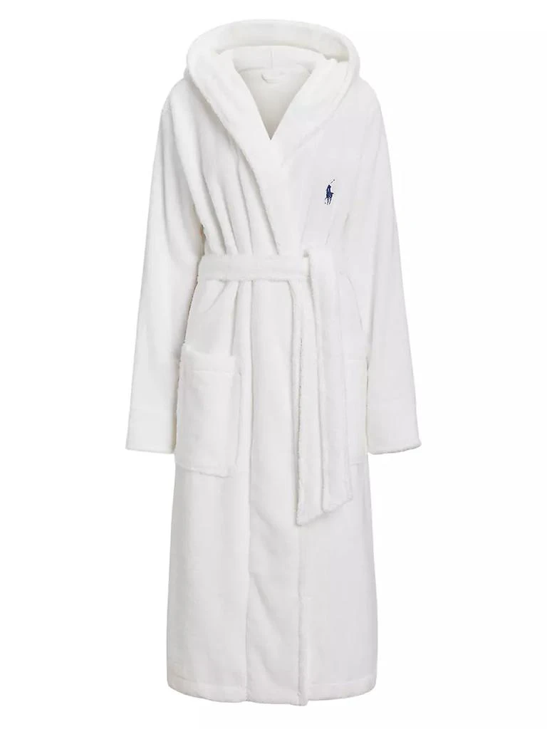 商品Ralph Lauren|Hooded Cotton Terry Logo Robe,价格¥1464,第1张图片