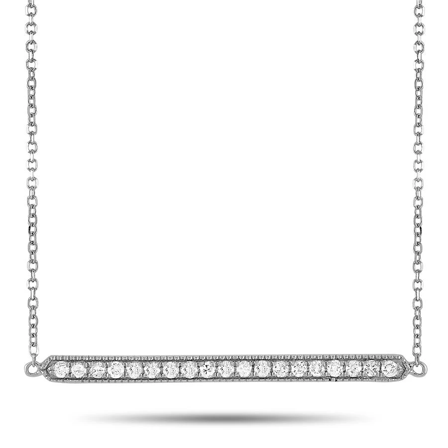商品LB Exclusive|14K White Gold 0.25 ct Diamond Pendant Necklace,价格¥3342,第1张图片
