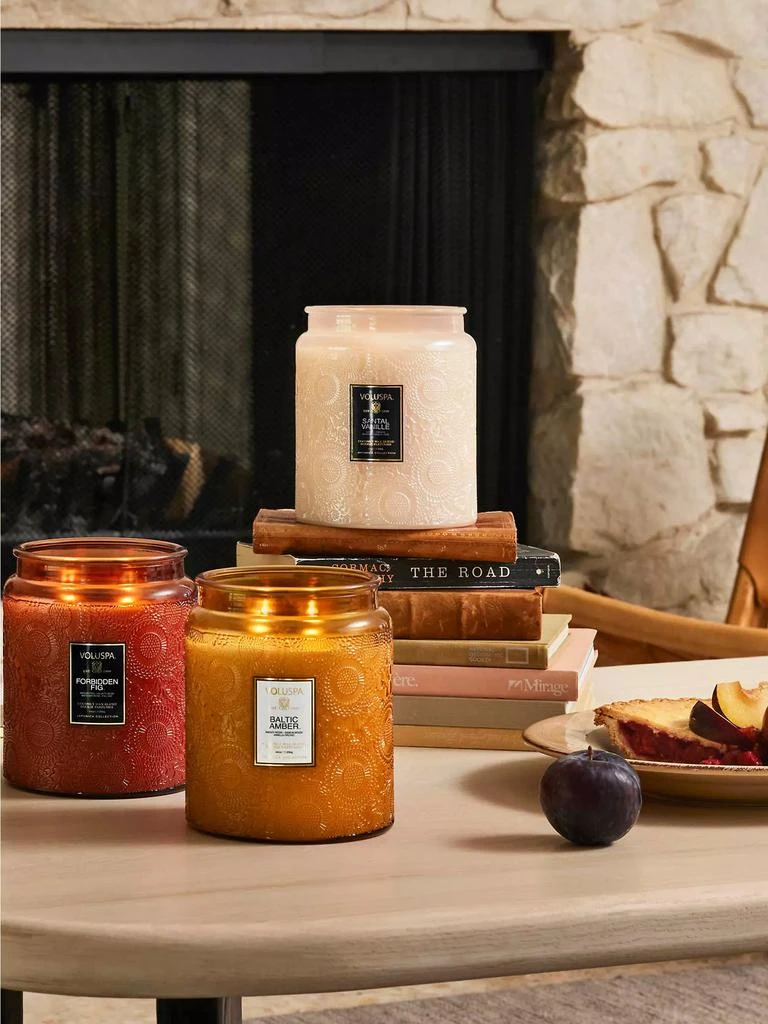 商品Voluspa|Santal Vanille Luxe Jar Candle,价格¥581,第4张图片详细描述