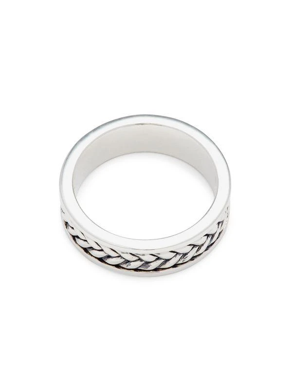 商品Effy|Sterling Silver Textured Ring,价格¥762,第3张图片详细描述
