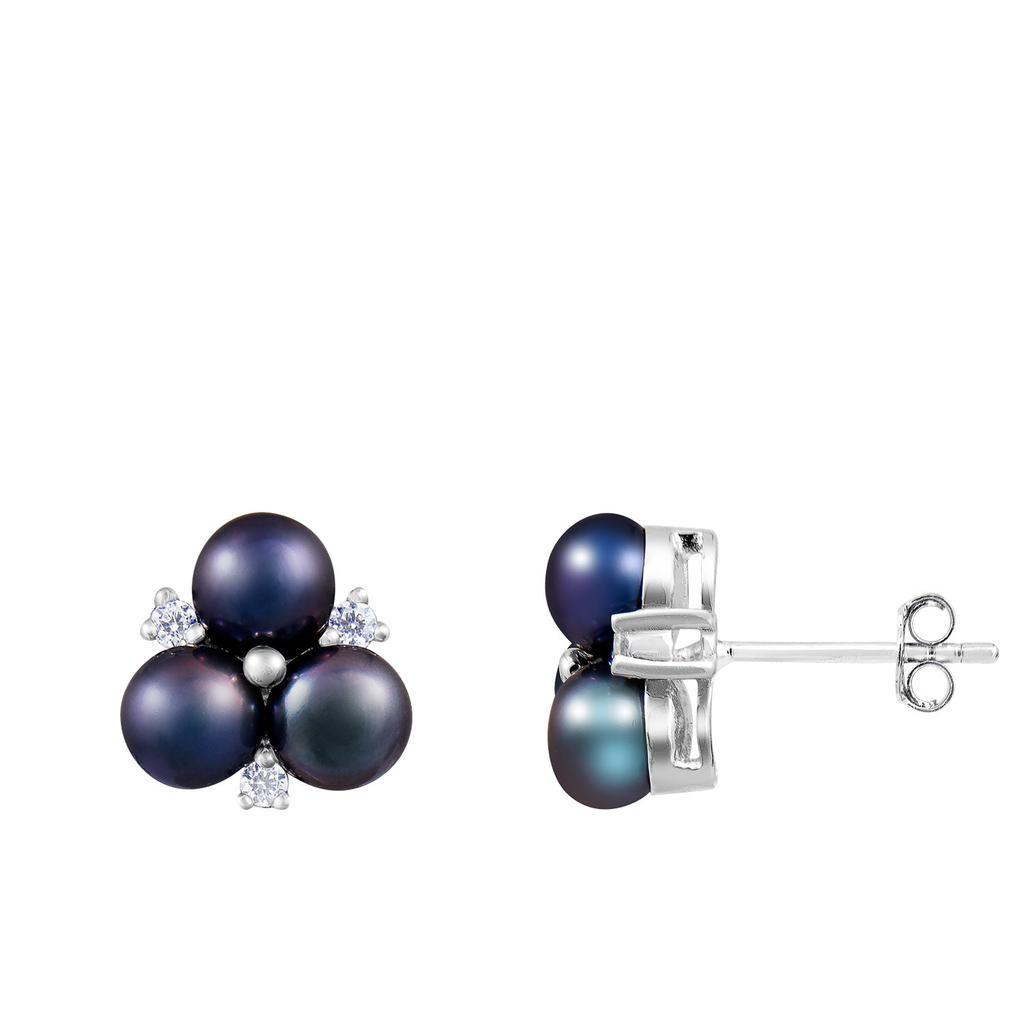 商品Splendid Pearls|Sterling Silver Pearl 5.5-6mm Earrings,价格¥316,第5张图片详细描述