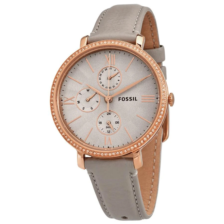 商品Fossil|Fossil Jacqueline Chronograph Quartz Crystal Grey Dial Ladies Watch ES5097,价格¥626,第1张图片