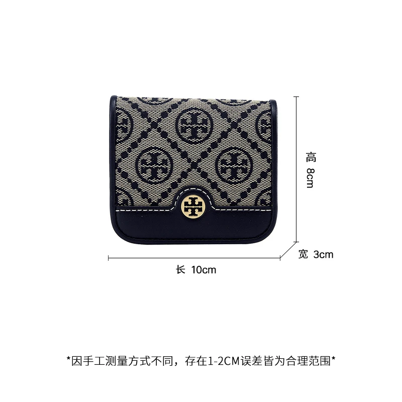 TORY BURCH 托里伯奇TB钱包 女士随身便携时尚金属徽标经典logo提花钱包134532-371 商品