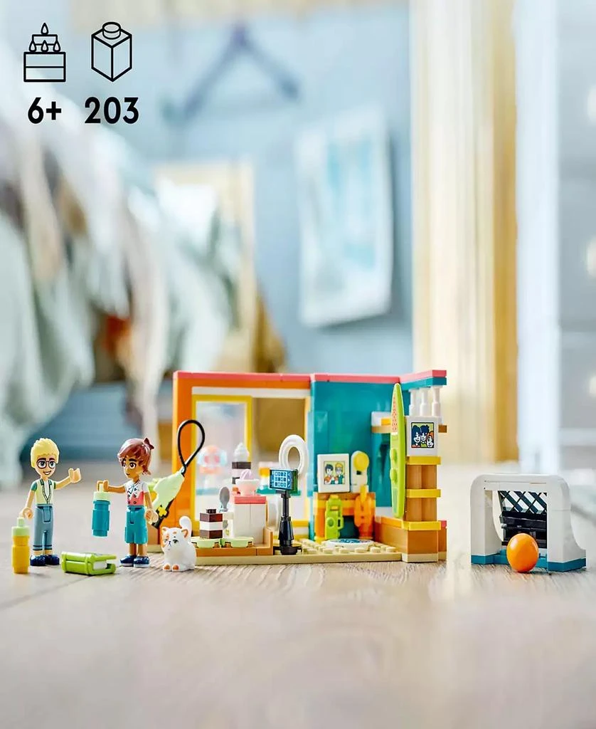 商品LEGO|Friends Leo's Room 41754 Toy Building Set with Leo, Olly and Cat Figures,价格¥149,第5张图片详细描述