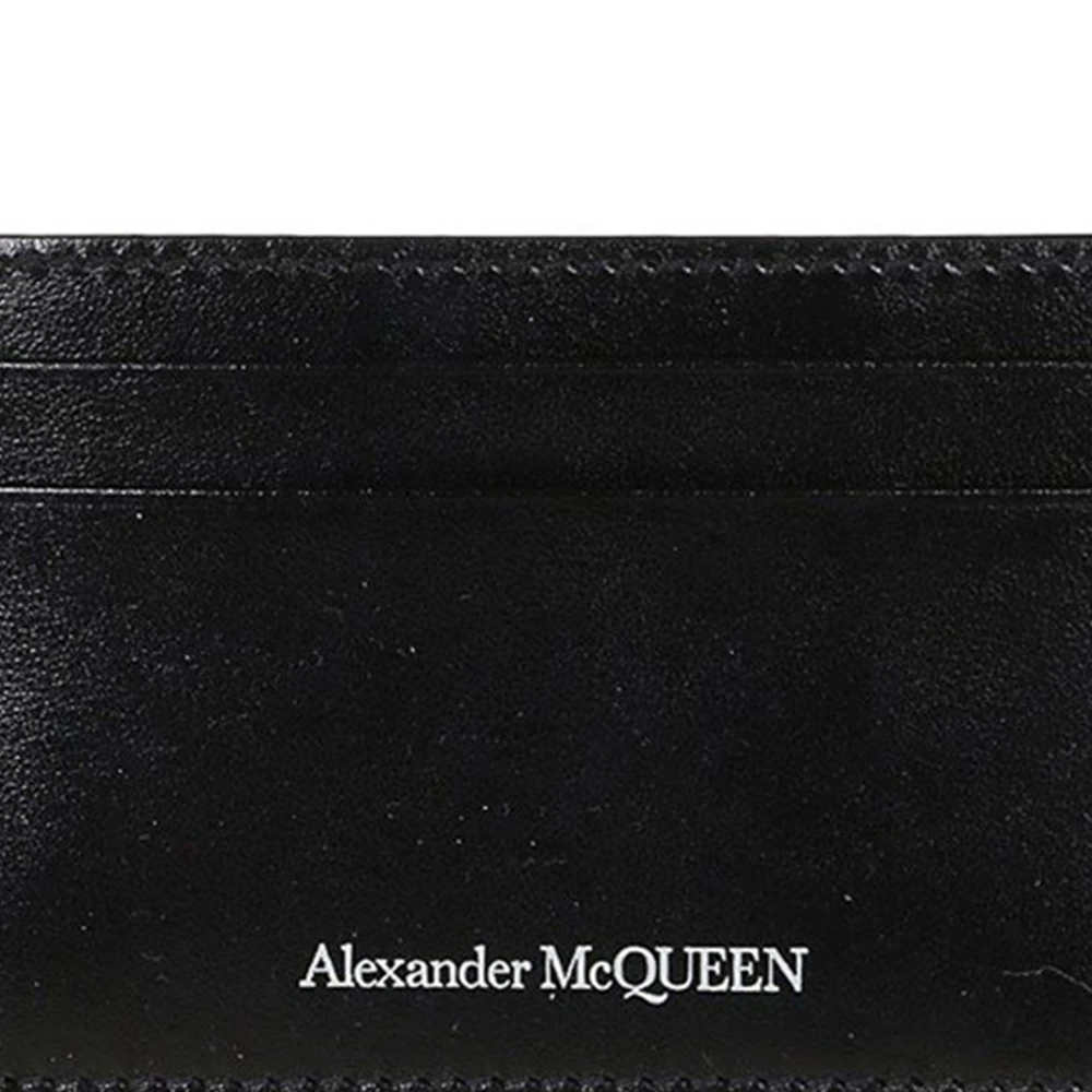 ALEXANDER MCQUEEN 亚历山大·麦昆 男士黑色皮质卡夹 602144-1XI0Y-1000 商品
