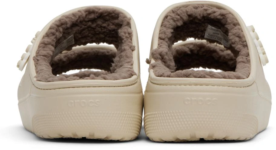 商品Crocs|Beige Classic Cozzzy Sandals,价格¥500,第2张图片详细描述