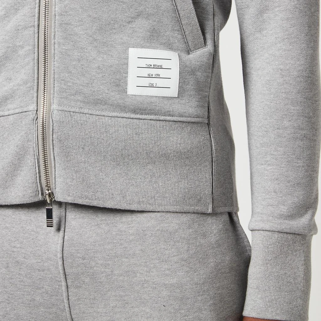 商品Thom Browne|Thom Browne Men's 4-Bar Full Zip Hoodie - Light Grey,价格¥3835,第4张图片详细描述