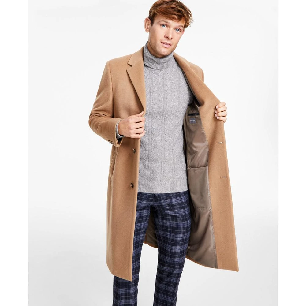 商品Michael Kors|Men's Classic-Fit Solid Wool Blend Overcoats,价格¥1488,第3张图片详细描述