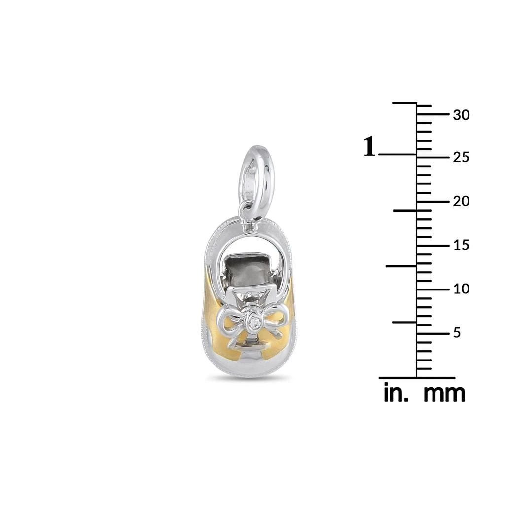 商品[二手商品] Aaron Basha|18K White Gold Saddle Shoe Charm AB12-080825,价格¥8989,第3张图片详细描述