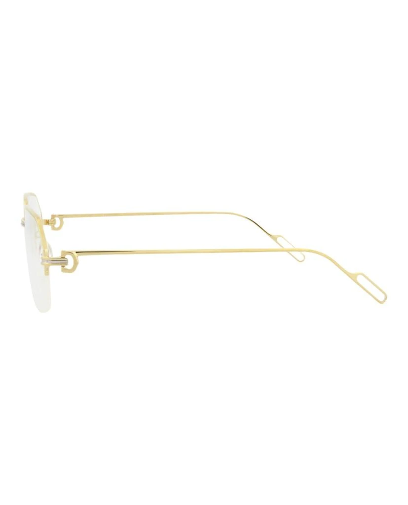 商品Cartier|Square-Frame Metal Optical Frames,价格¥2205,第3张图片详细描述