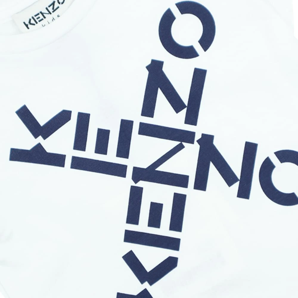 商品Kenzo|White Long Sleeve X Logo T Shirt,价格¥217,第2张图片详细描述