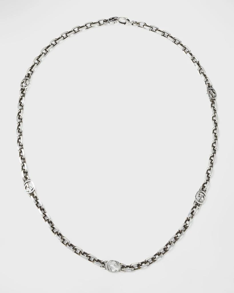 商品Gucci|Interlocking G Chain Necklace,价格¥5395,第1张图片