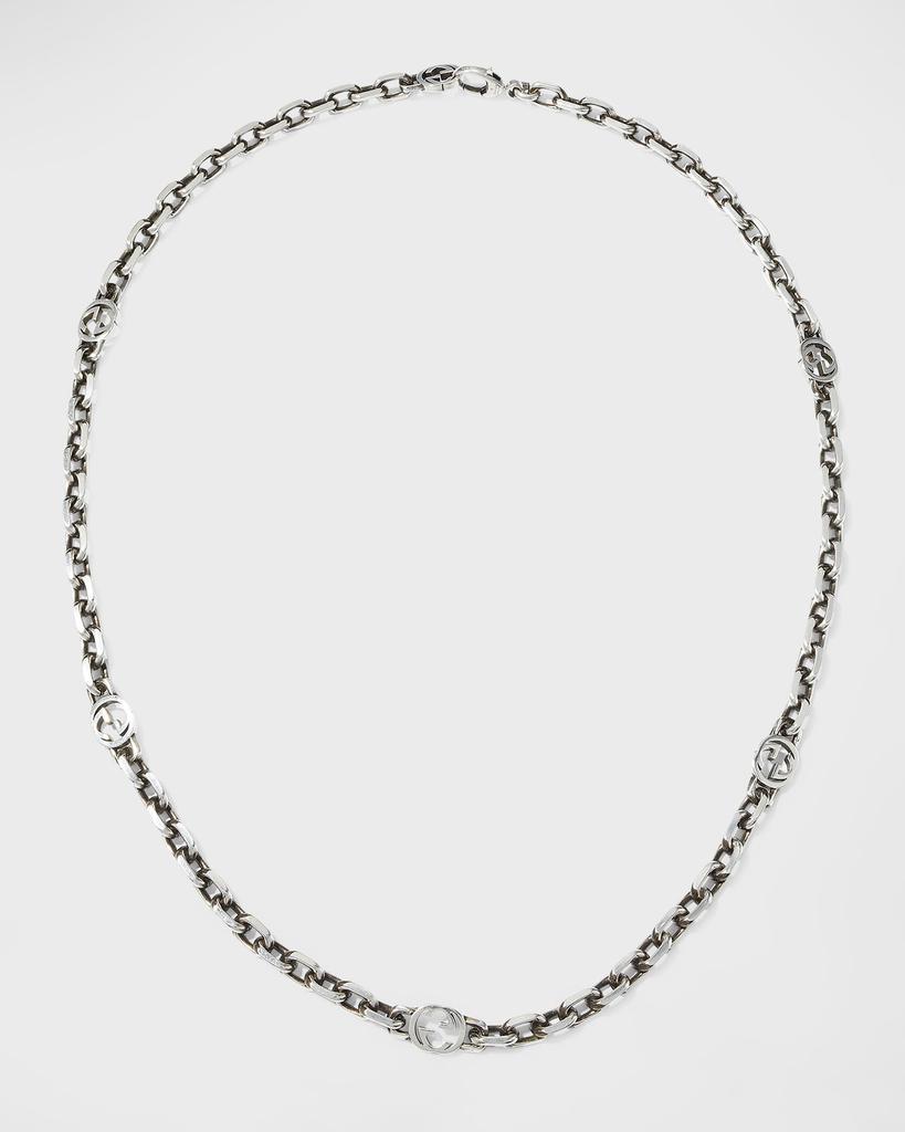 商品Gucci|Interlocking G Chain Necklace,价格¥4150,第1张图片