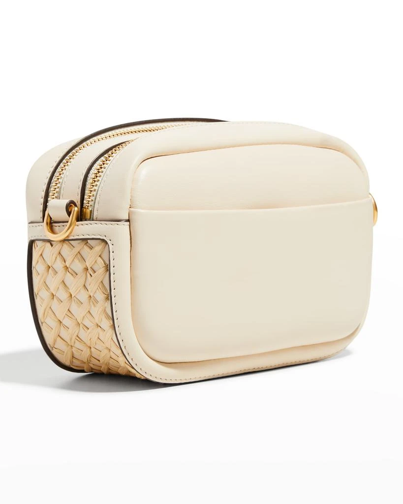 商品Tory Burch|Perry Bombe Mini Straw Camera Crossbody Bag,价格¥1870,第4张图片详细描述