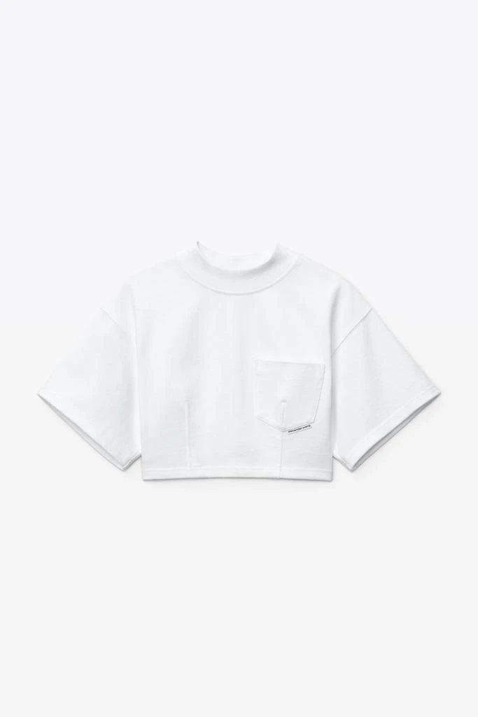 商品Alexander Wang|SCULPTED TEE IN JAPANESE JERSEY,价格¥866,第3张图片详细描述