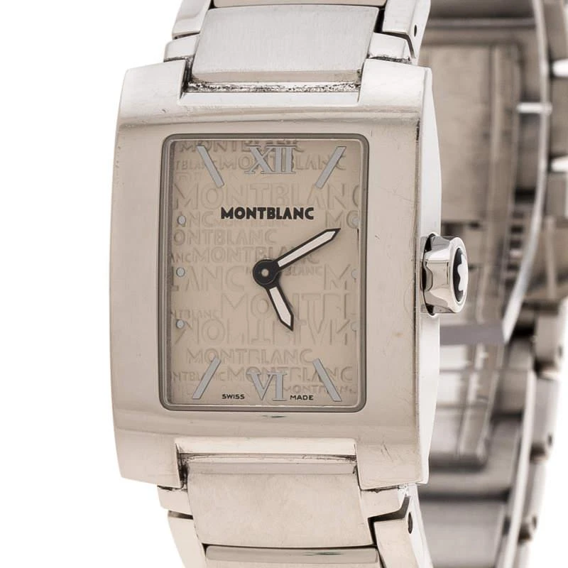 商品[二手商品] MontBlanc|Montblanc White Stainless Steel Profile 7047 Women's Wristwatch 23 mm,价格¥2551,第3张图片详细描述