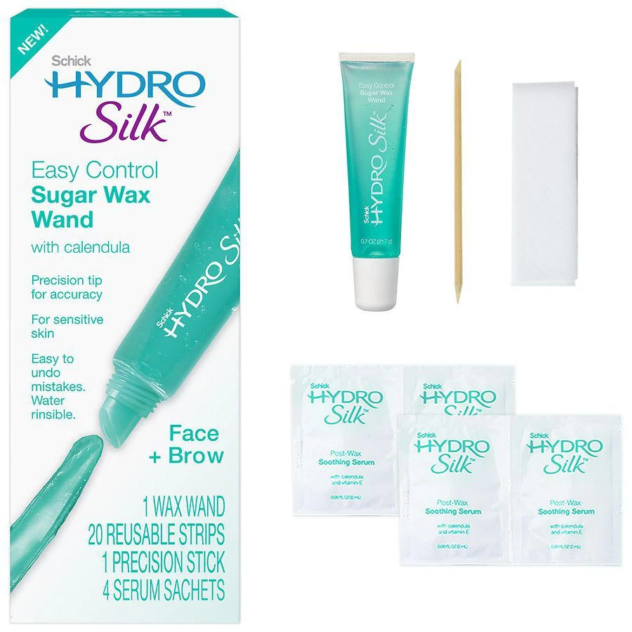 商品Schick Hydro Silk|Easy Control Sugar Wax Wand for Face + Brow,价格¥100,第1张图片