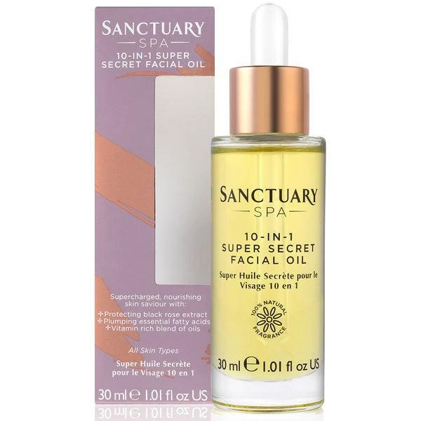 商品Sanctuary Spa|Sanctuary Spa 10-in-1 Super Secret Facial Oil 30ml,价格¥223,第2张图片详细描述