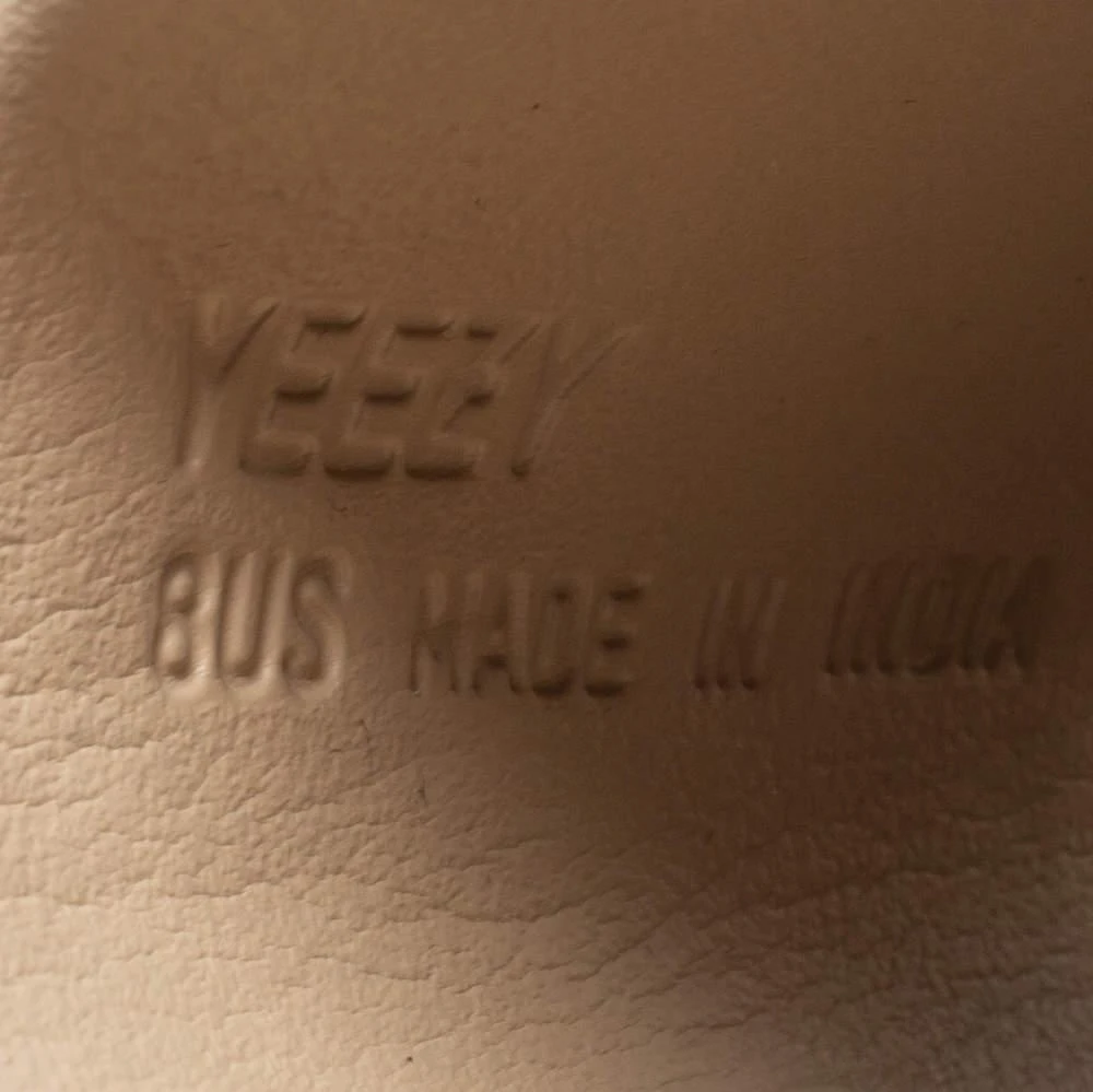 Yeezy x adidas Beige Rubber Slide Pure Flat Sandals Size 42  商品