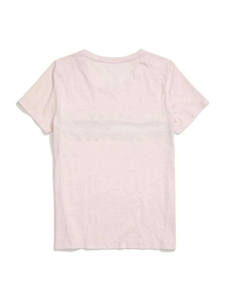 商品Tommy Hilfiger|Tommy Hilfiger Women’s Adaptive Short Sleeve Signature Stripe T-Shirt with Magnetic Buttons,价格¥193,第2张图片详细描述